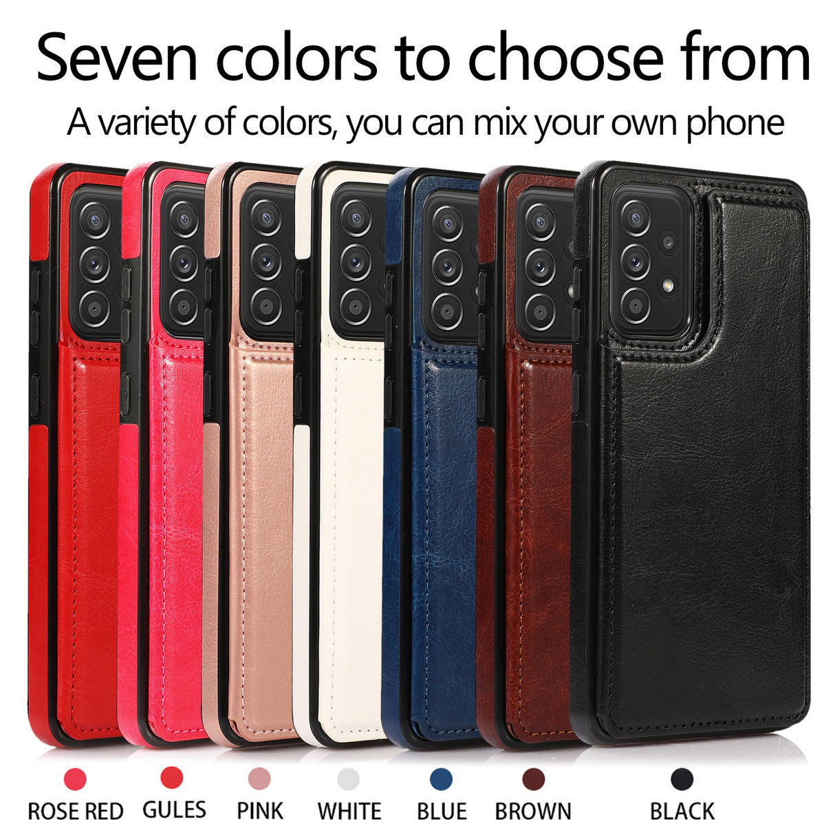 Card Leather Flip Phone Case Cover