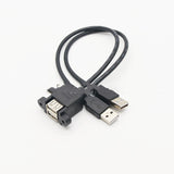 USB 20 Cable Dual-port USB Extension Cord