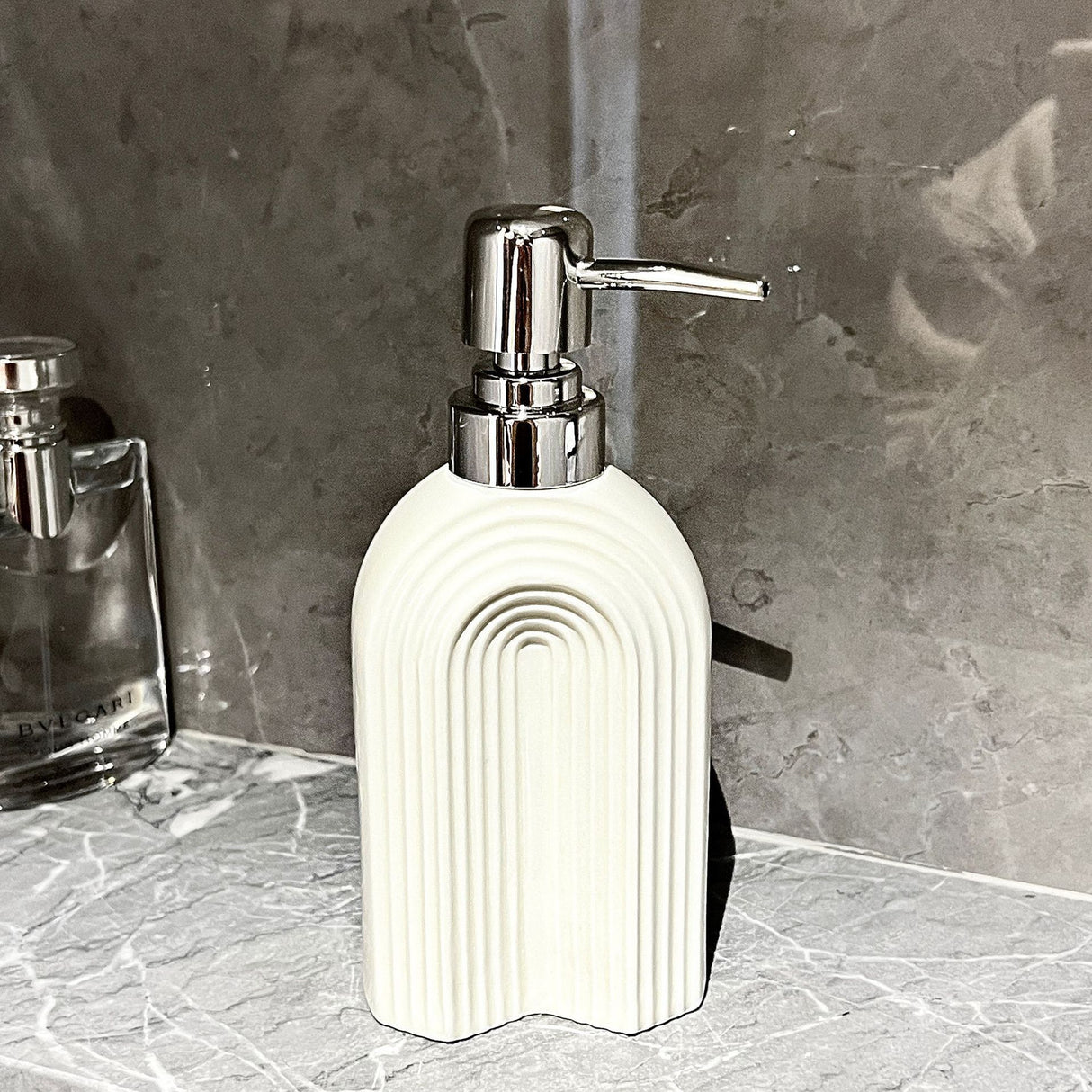 Ceramic Large Capacity Shower Gel Shampoo Travel Bottle Ceramic Large Capacity