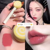 Lollipop Mousse Lip Mud Matte  Glaze Matte Velvet Lipstick Student Style