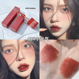 Light Fog Printing Color Matte Velvet Matte Color Does Not Fade White Lipstick Glaze Lip Lacquer