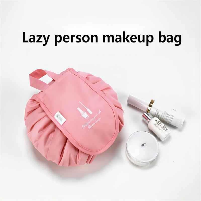 Lazy Makeup Bags Travel Home Large Capacity Waterproof Portable Storage Drawstring Bag Makeup Wash Bag