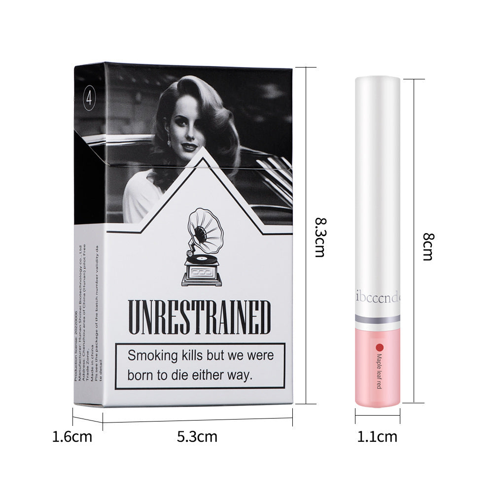 Four-color Matte Moisturizing Not Easy To Fade And Show Off Color Cigarette Lipstick