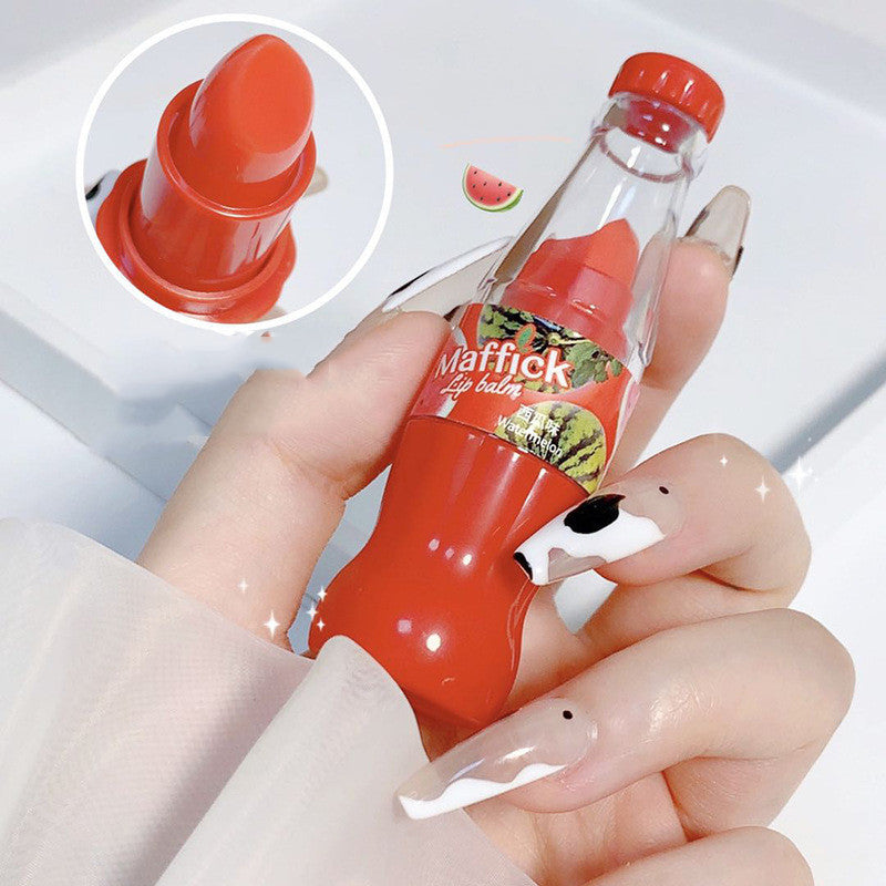 Soda Bottle Lip Balm Moisturizing Hydrating Base Lipstick