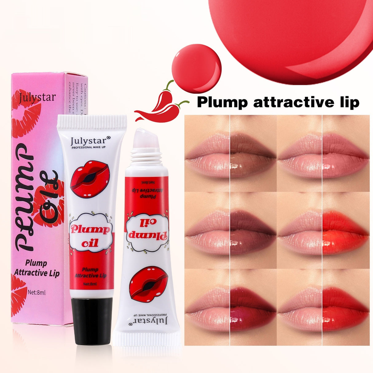 Lip Oil Mirror Moisturizing Full Lips Long Lasting Waterproof