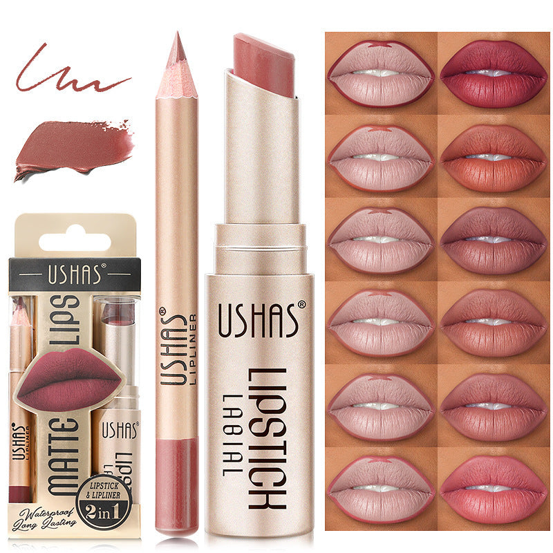 Matte Stain-free Cup Long Lasting Waterproof Nude Lipstick