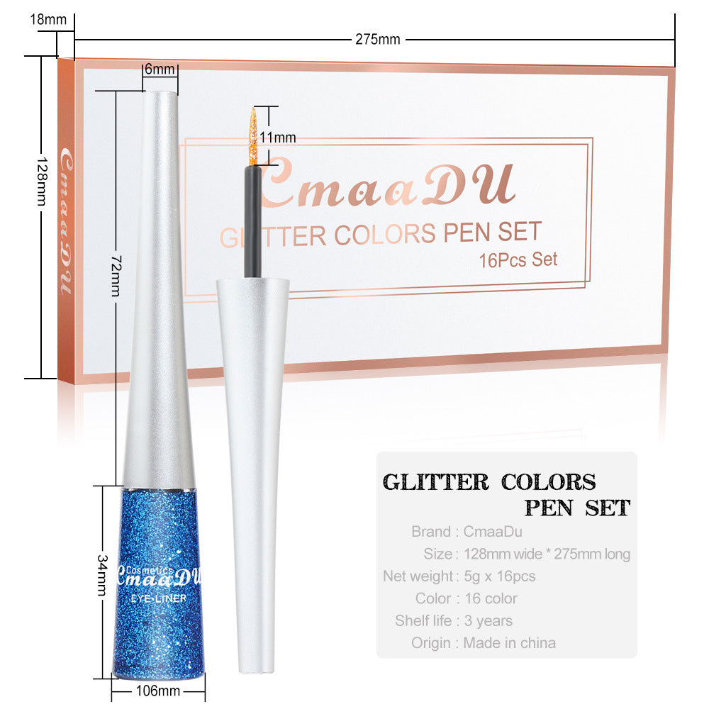 Glitter Glitter Gold Scallion Powder Eyeliner Liquid