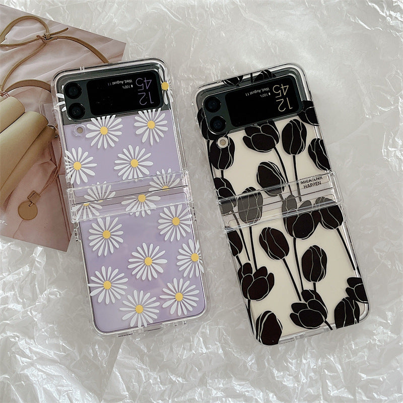 Flower Folding Screen Phone Case Protector