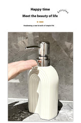 Ceramic Large Capacity Shower Gel Shampoo Travel Bottle Ceramic Large Capacity