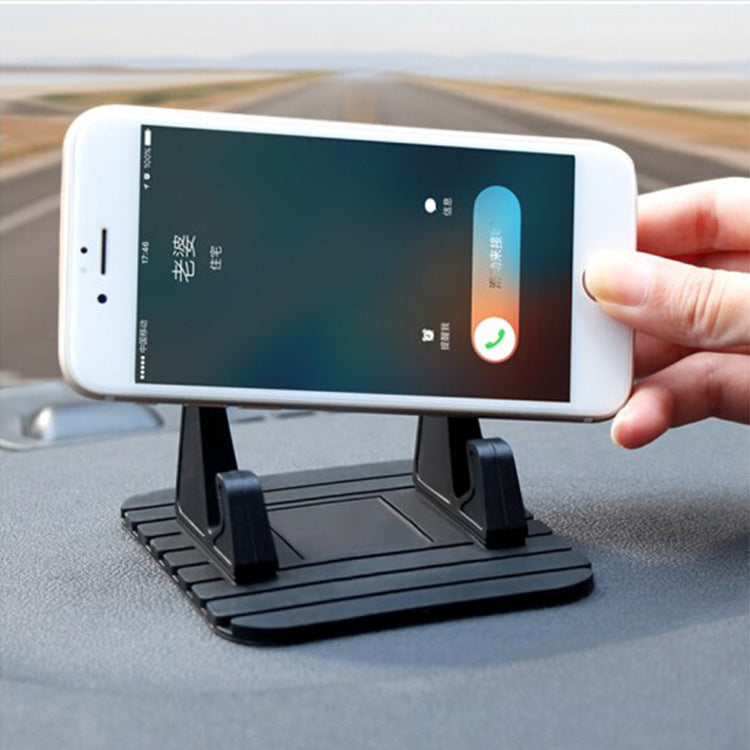 Silicone Car Phone Holder, Mobile Phone Car Holder, Flat Silicone Lazy Holder, Mini Car Holder