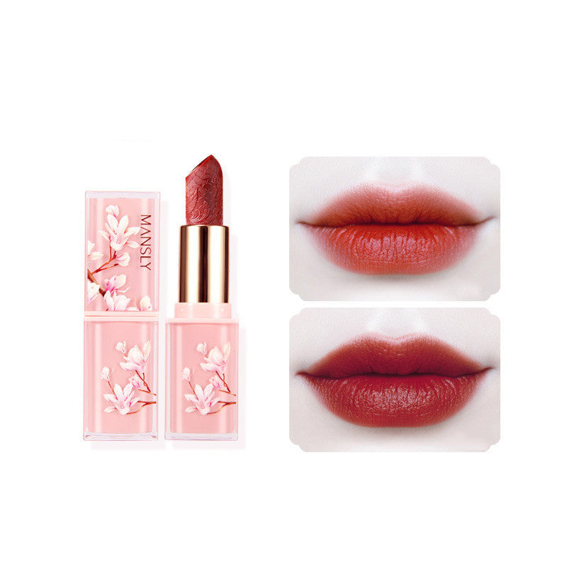 Carved Velvet Matte Lipstick Cheap Waffle Skin Whitening And Moisturizing