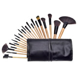 Set of 24 makeup brushes