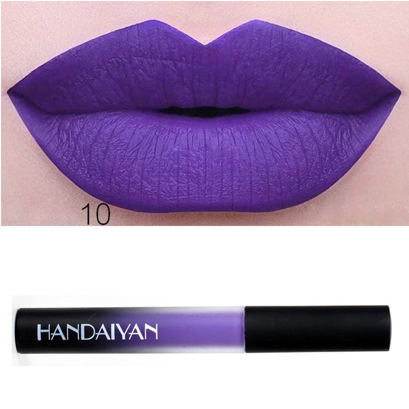 Charm color matte Velvet Matte Lip gloss lip matte glaze with matte lipstick liquid lasting authorization