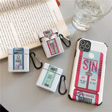 Luggage shape earphone cover