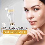 Volcanic mud shower gel