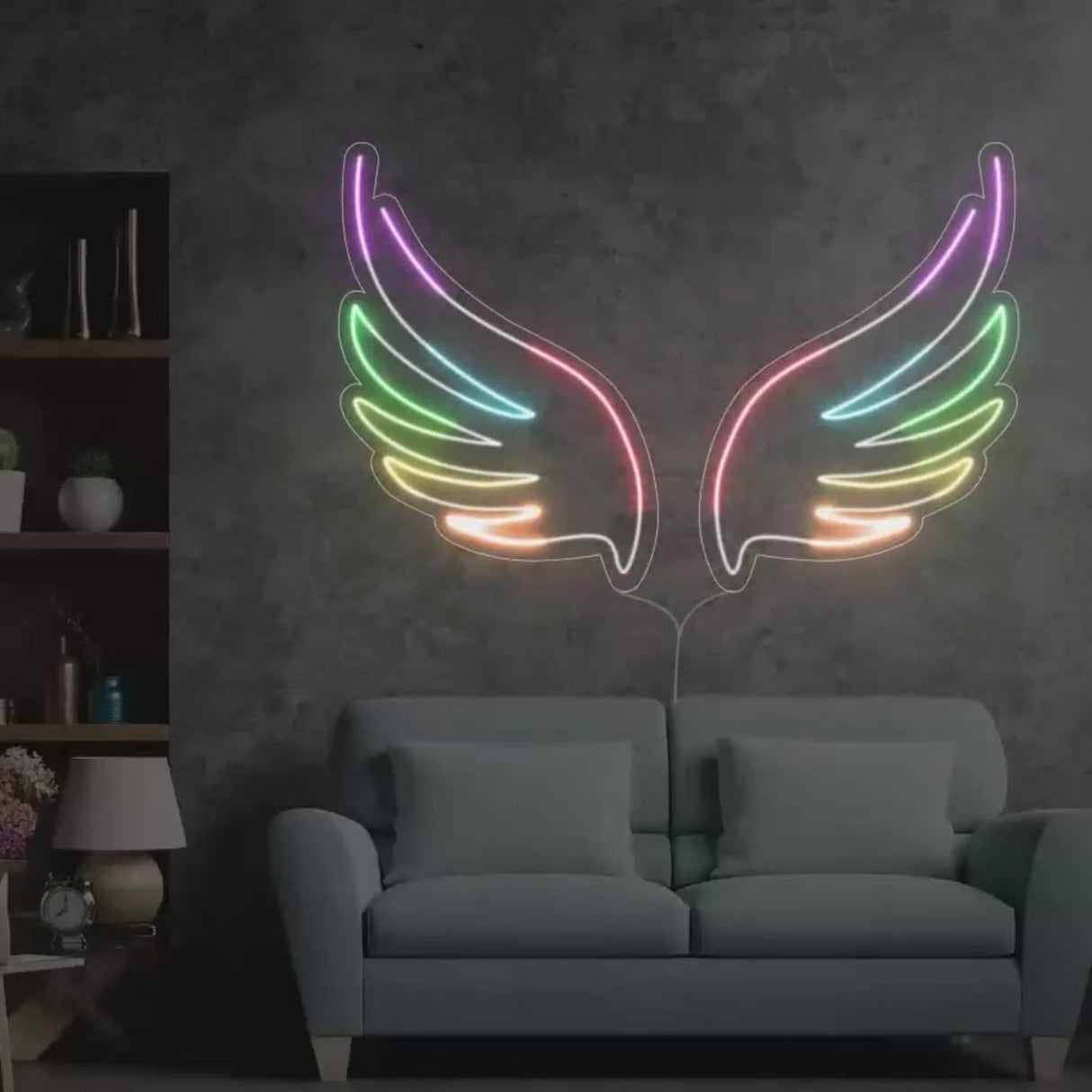 Pheonix Wings Neon Sign