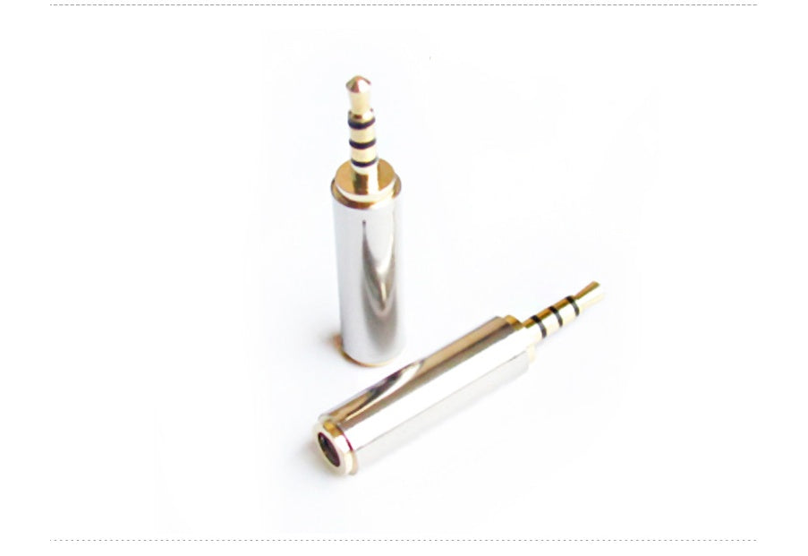 Mobile phone headset adapter 2.5mm to 3.5mm adapter 2.5 revolution 3.5 female small to large plug