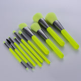 10Pcs Professional Makeup Neon Brushes