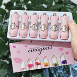 Jelly Flower Lipstick Color Changing Lip Gloss Moistening Temperature Crystal Pomade Transparent Lip Color Balm Makeup Cosm