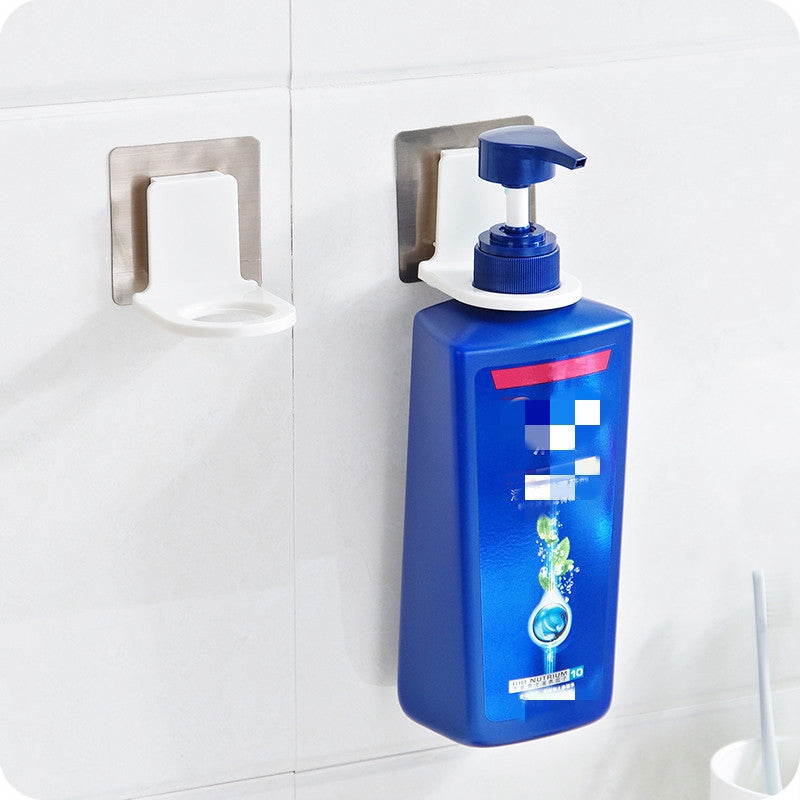 Bathroom shampoo shower gel bottle hanging shelf