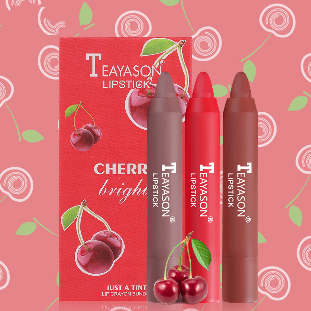 Makeup Crayon Lipstick 3-Pack Small Set