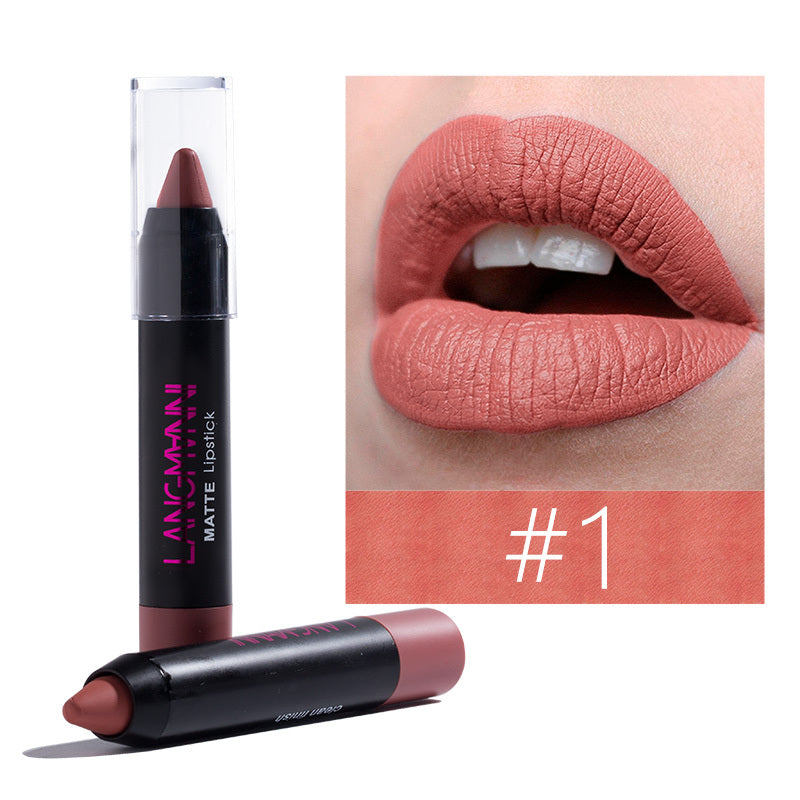 Langmanni waterproof non-stick cup velvet lipstick