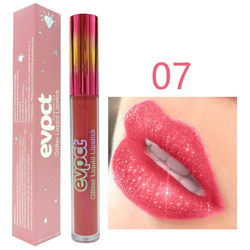 Metallic lip gloss lipstick