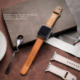 Pure Color Top Layer Cowhide Watch Strap