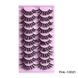 10Pairs Of Natural Thick Curly Eyelashes