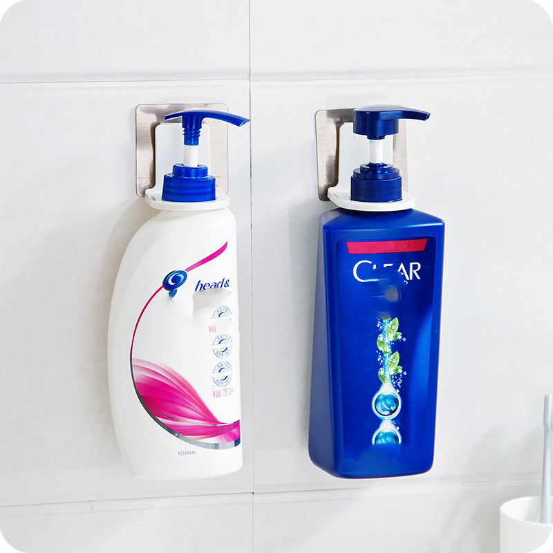 Bathroom shampoo shower gel bottle hanging shelf