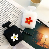 Flower perfume bottle earphone sleeve