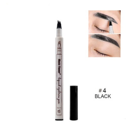 Three - or four-headed eyebrow pencils are waterproof and long-lasting