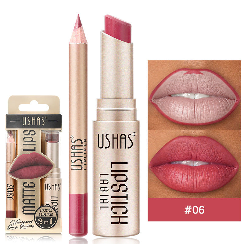 Matte Stain-free Cup Long Lasting Waterproof Nude Lipstick