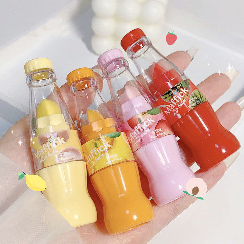 Soda Bottle Lip Balm Moisturizing Hydrating Base Lipstick