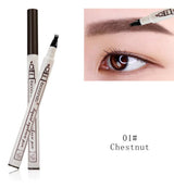 Three - or four-headed eyebrow pencils are waterproof and long-lasting