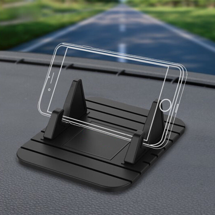 Silicone Car Phone Holder, Mobile Phone Car Holder, Flat Silicone Lazy Holder, Mini Car Holder