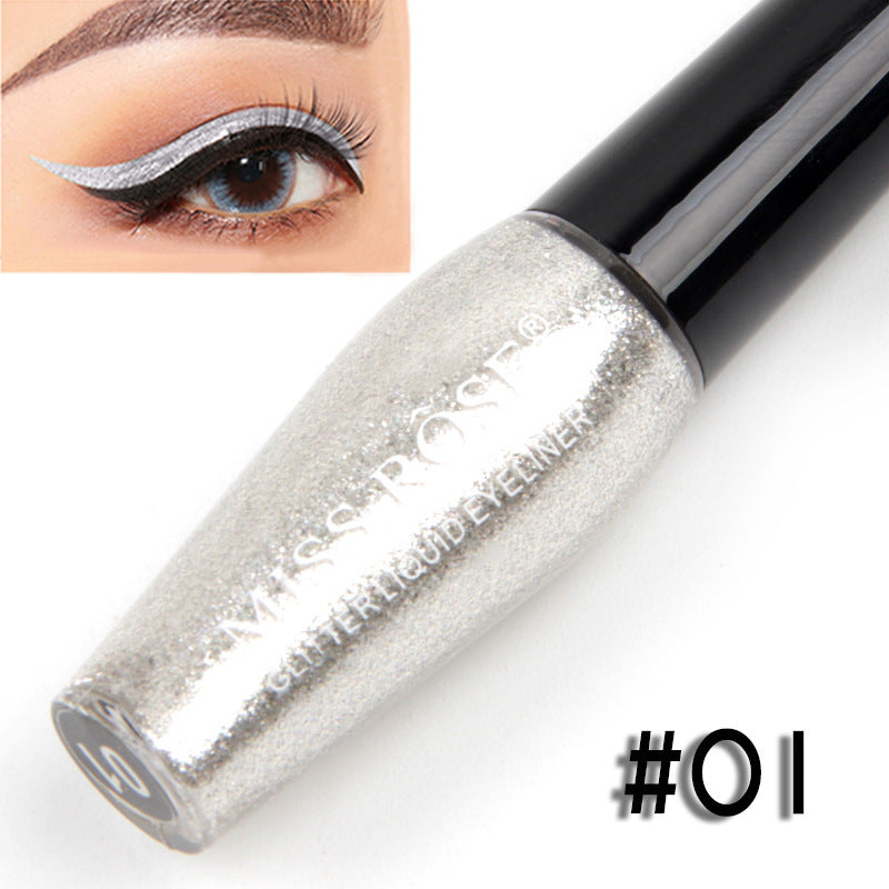 MISS ROSE Glitter Liquid Eyeliner Eye Shadow Shining Makeup