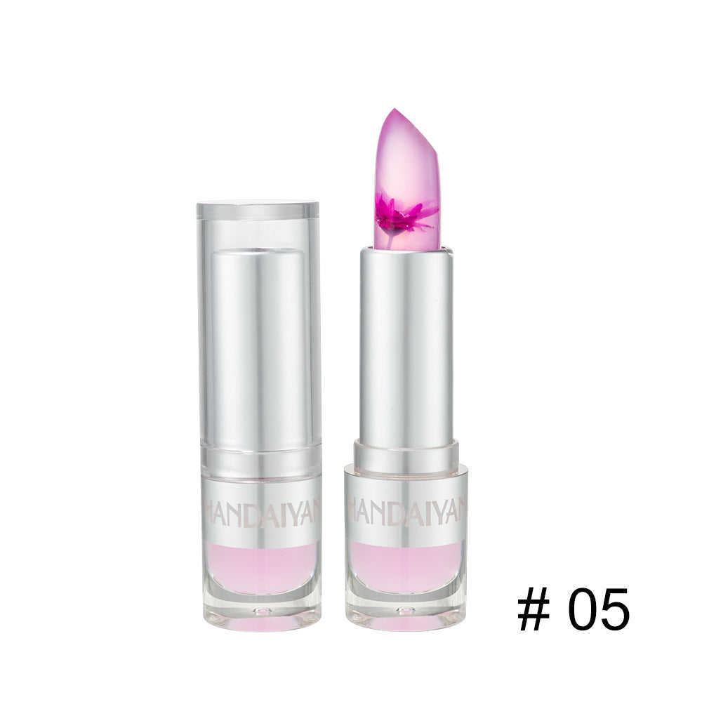 Flower Discoloration Moisturizing Lipstick Is Not Easy To Fade and Does Not Take Off