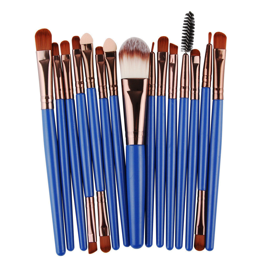 Set Of 15 Makeup Brushes