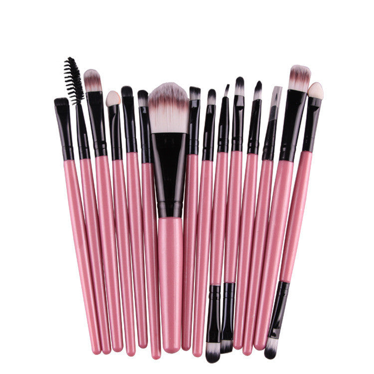 Set Of 15 Makeup Brushes