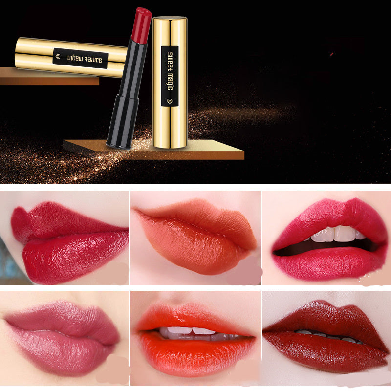 sweet magic black wolfberry moisturizing lipstick moisturizing non-marking rotten tomato cherry lipstick 6 colors 532