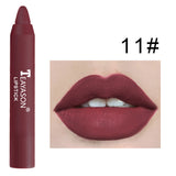 3 Packs Of Matte Lipstick Matte Velvet Lipstick Pen Bean Paste Milk Tea Color Lipstick Crayons Lipstick Students