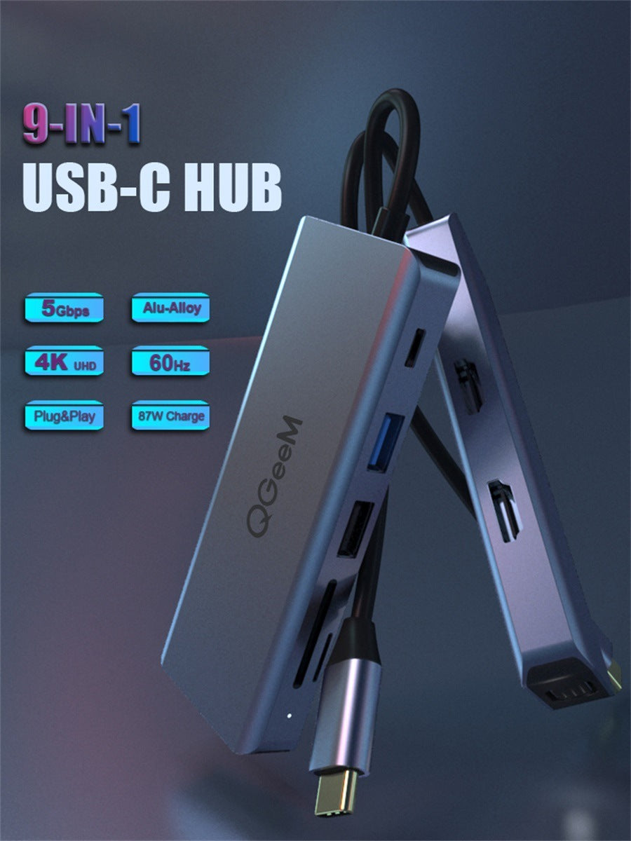 Multi-Function Hub Hub Supports 4K Hdmi Sd Tf Reading