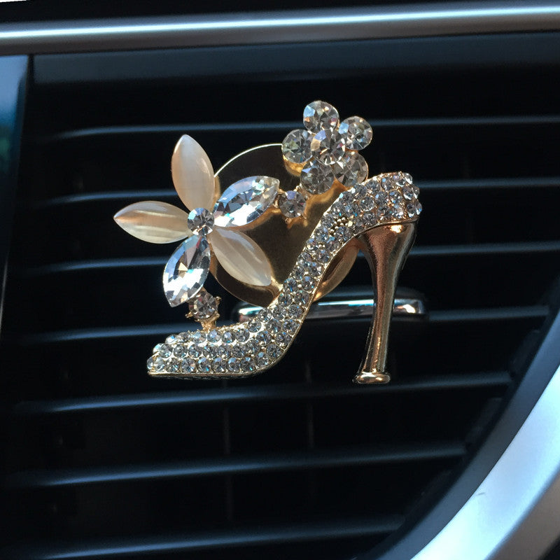 Creative Car Perfume High Heels Car Air Outlet Perfume Clip