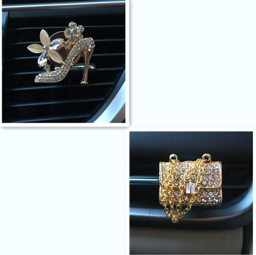 Creative Car Perfume High Heels Car Air Outlet Perfume Clip