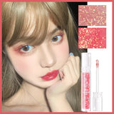 Star Diamond Crystal Lip Gloss Lip Glaze Transparent Jelly Lip Band Shine Moisturizing Girl Toot