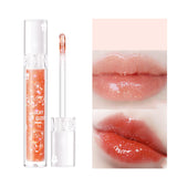 Star Diamond Crystal Lip Gloss Lip Glaze Transparent Jelly Lip Band Shine Moisturizing Girl Toot