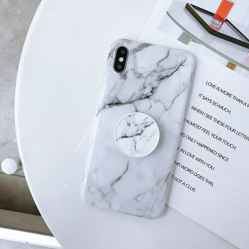 Luxury Marble Phone Case With Phone Holder