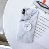 Luxury Marble Phone Case With Phone Holder