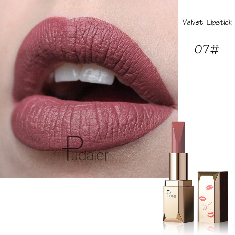 Pudaier Matte Matte Velvet Matte Makeup Star Lipstick